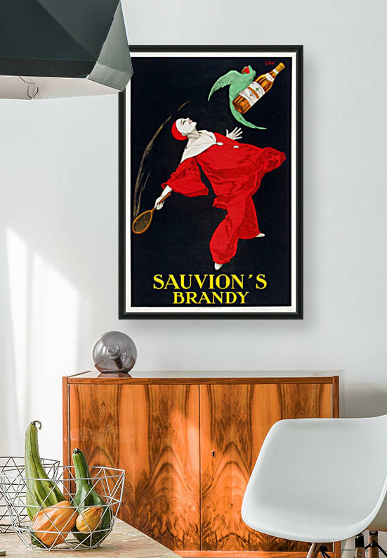 Sauvions Brandy by VINTAGE POSTER