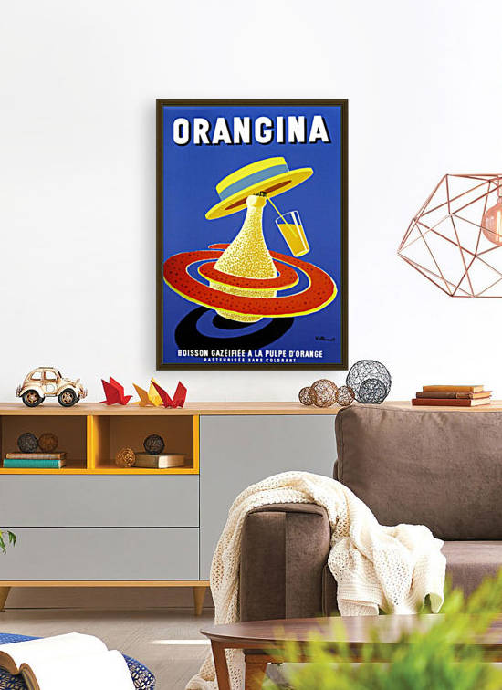 Orangina Vintage Poster by VINTAGE POSTER