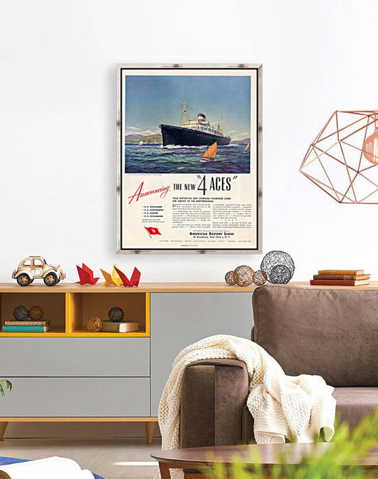 Cunard Line Reproduction
