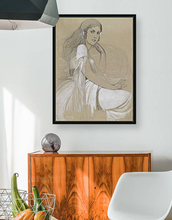 Jaroslava Mucha by Alphonse Mucha Reproduction