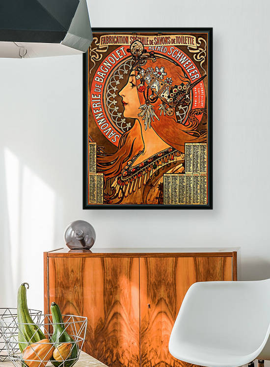 Savonnerie de Bagnolet by Alphonse Mucha Reproduction