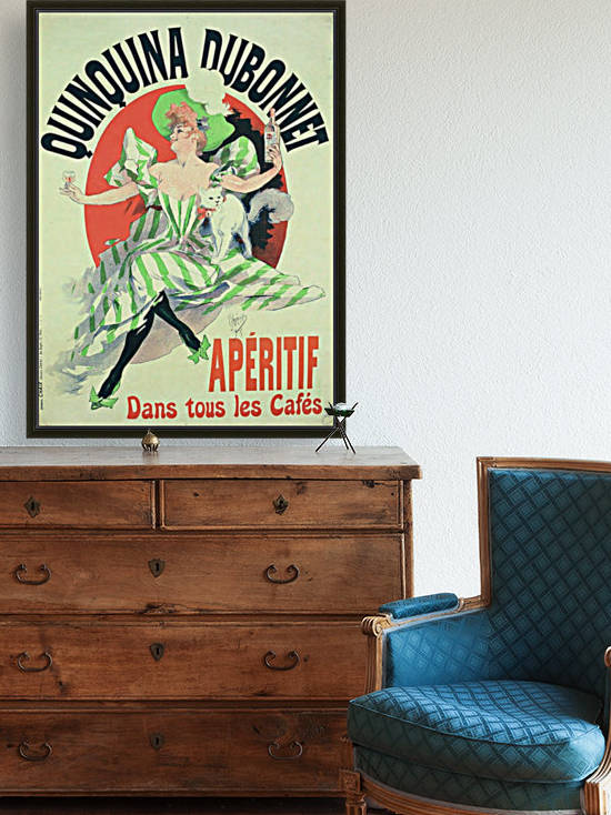 Quinquina Dubonnet - Aperitif dans tous les Cafes poster by VINTAGE POSTER