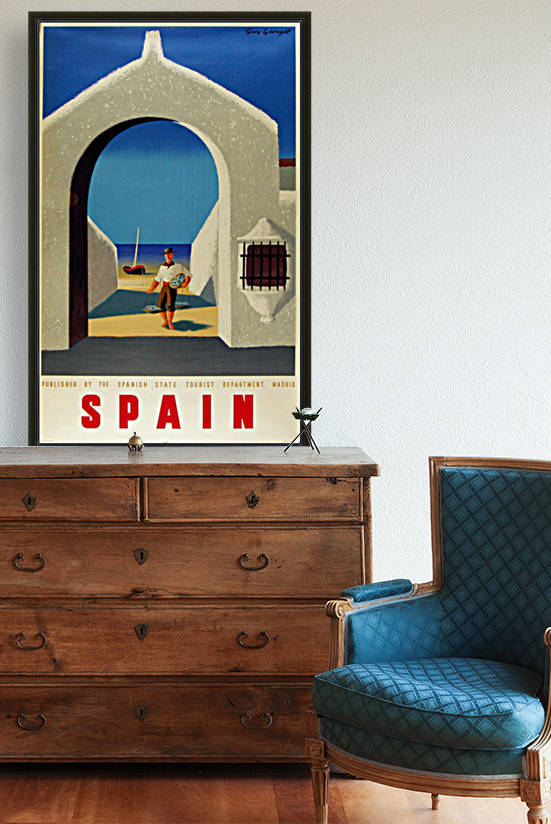 Fisherman Original Spain poster Reproduction