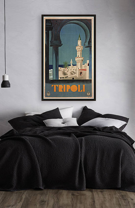 Tripoli Vintage Travel Poster by VINTAGE POSTER