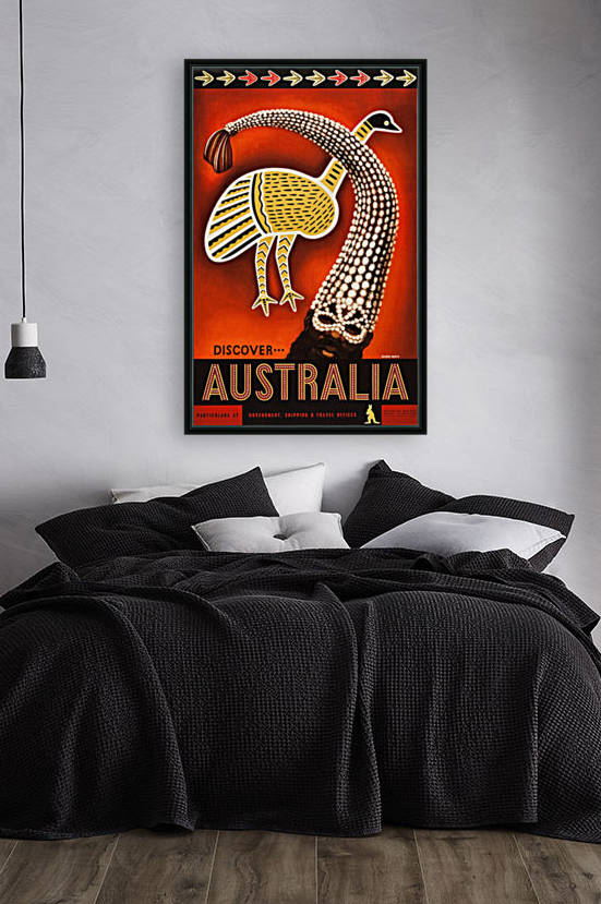 Discover Australia Travel Poster Reproduction