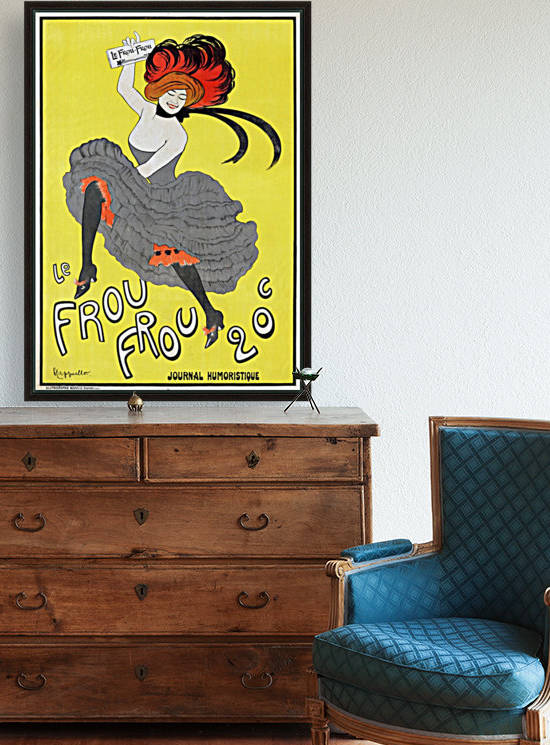 Cappiello---Frou-Frou by VINTAGE POSTER