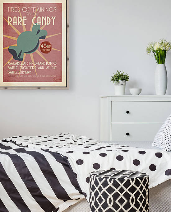 Rare candy vintage advertising poster Reproduction