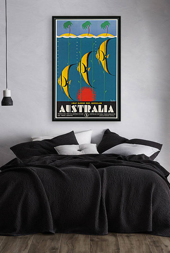 Australia vintage poster Reproduction