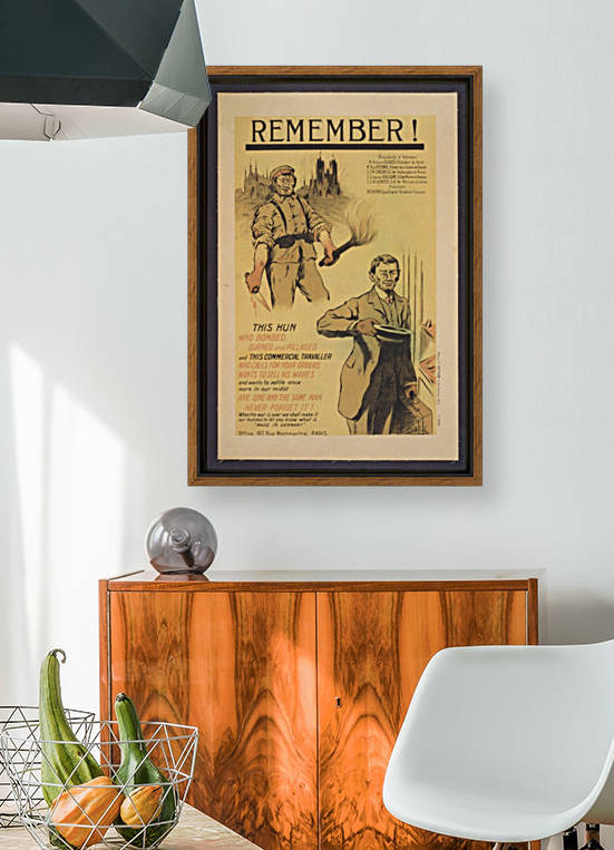 Vintage---Remember-the-Hun by VINTAGE POSTER