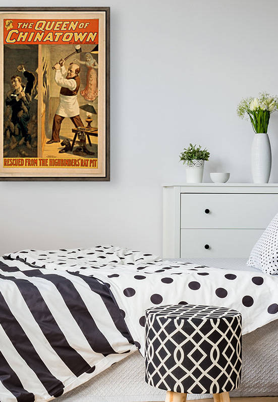 The Queen of Chinatown vintage poster Reproduction