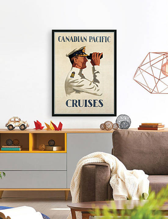 Canadian Pacific Cruises Original Travel Poster by VINTAGE POSTER
