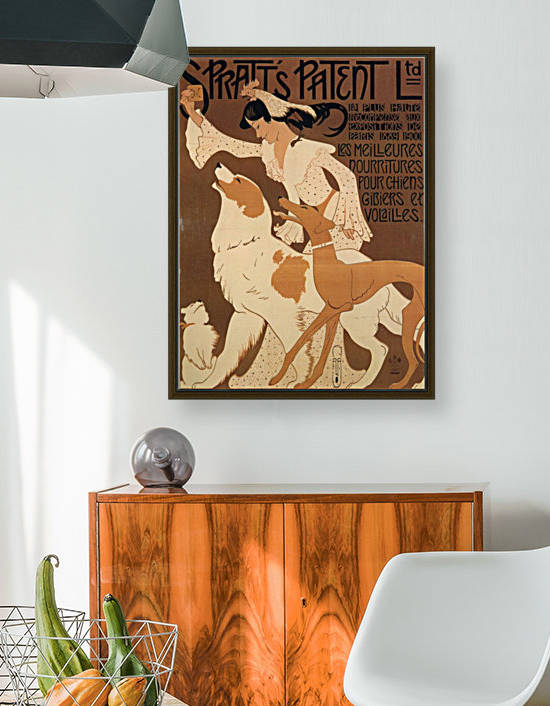 Auguste Roubille, Spratts Patent, 1909 by VINTAGE POSTER