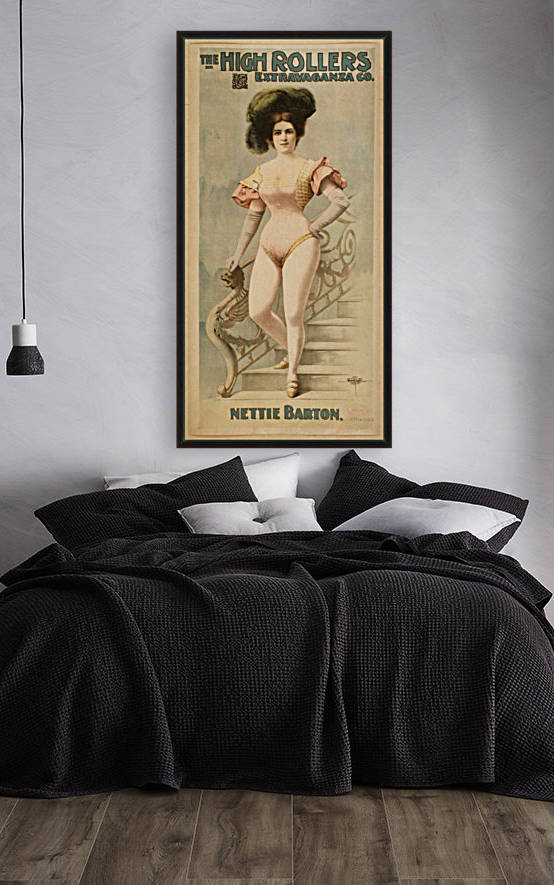 Burlesque Nettie Barton poster 1899 by VINTAGE POSTER