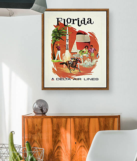 Florida by Delta Air Lines Poster Reproduction