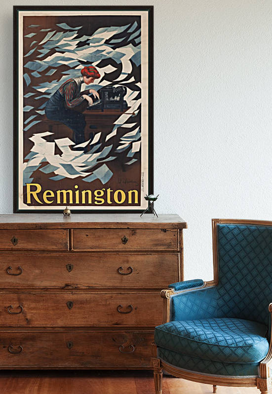 Vintage Poster for Remington Reproduction