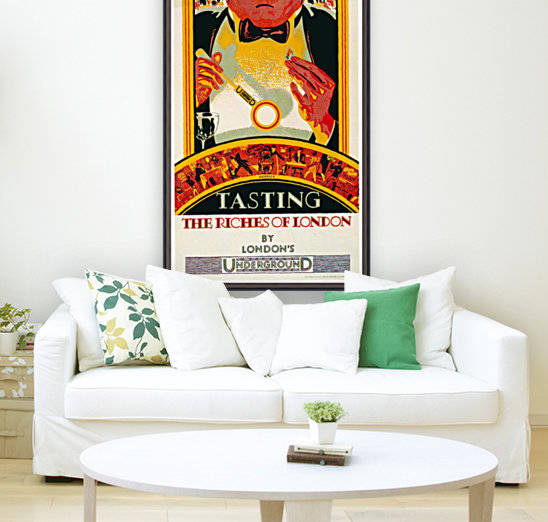 London metro Underground vintage poster Reproduction