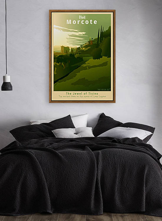Visit Morcote by VINTAGE POSTER
