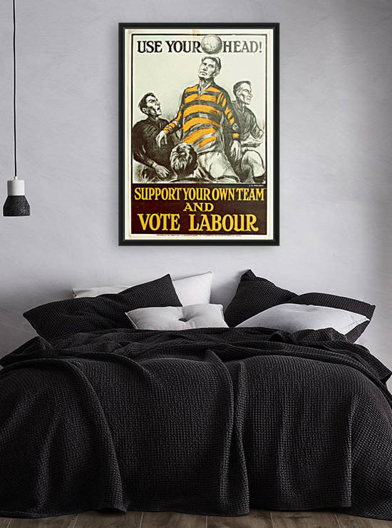 Labour Party Use Your Head 1923 poster by VINTAGE POSTER