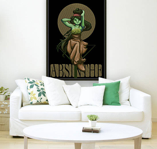 Green Fairy Absinthe Poster by VINTAGE POSTER