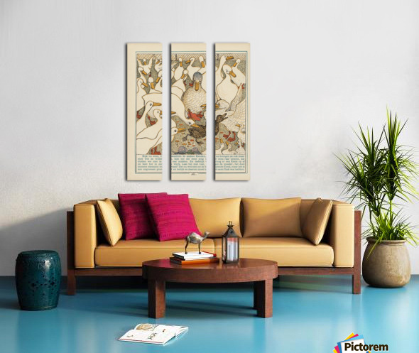 Ducks Split Canvas print