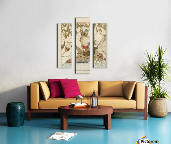 Ducks Canvas print