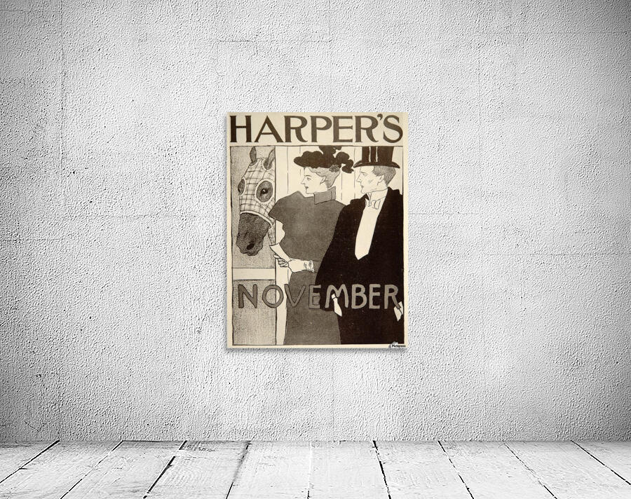 Harpers Horse Stall Edward Penfield Mini Poster Wall Preview