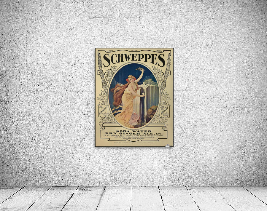 Schweppes Vintage Poster 1908 Wall Preview