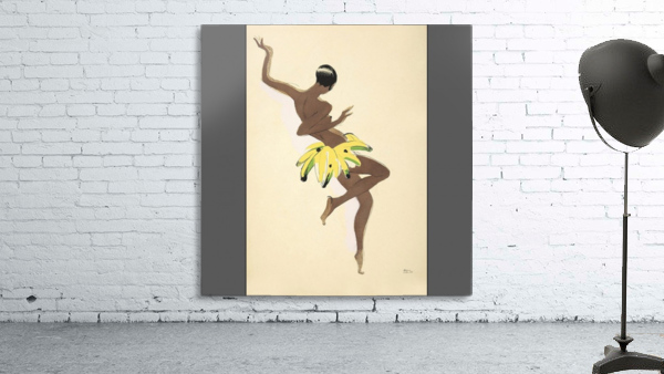 Josephine Baker, Banana Skirt Dance,Vintage Poster Aperçu sur mur