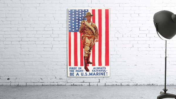 Be a US Marine Wall Preview
