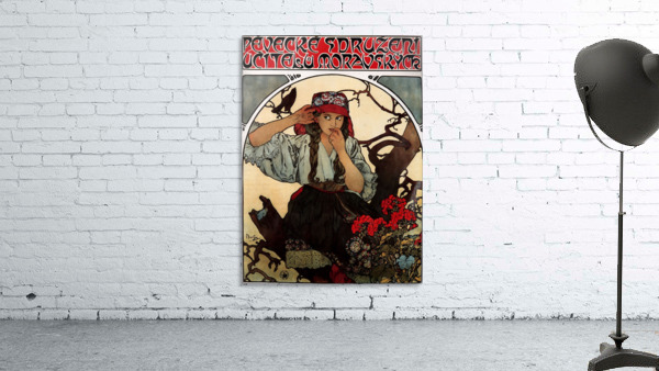 Moravian teachers choir by Alphonse Mucha Wall Preview