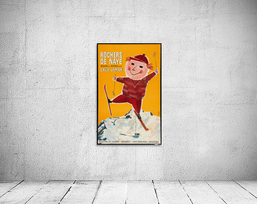 Swiss Ski Travel Poster Wall Preview