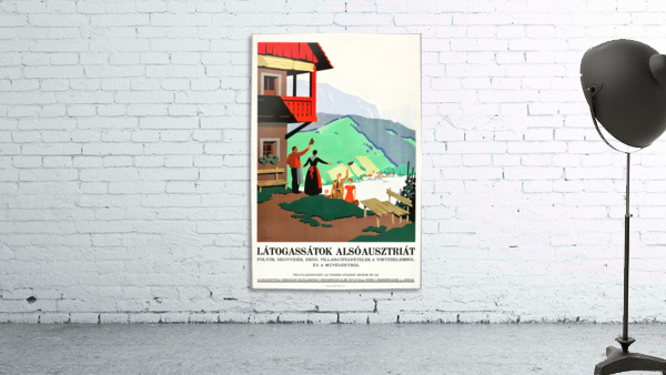 South of Austria Travel Poster Wall Preview