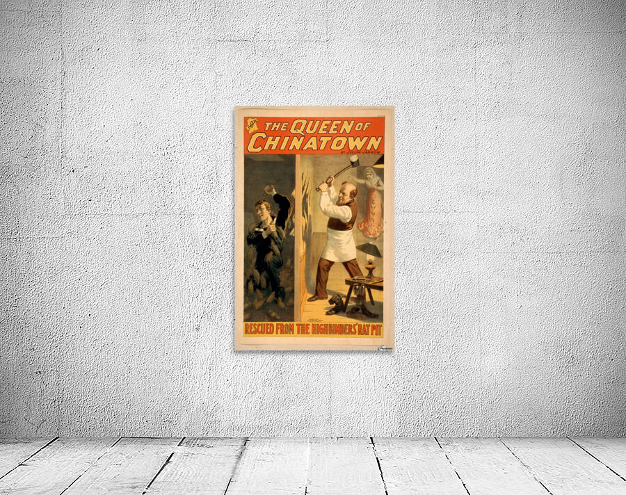 The Queen of Chinatown vintage poster Wall Preview