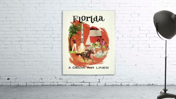 Florida by Delta Air Lines Poster Wall Preview