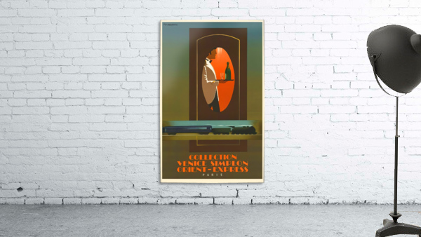 Simplon Orient Express French Poster Wall Preview