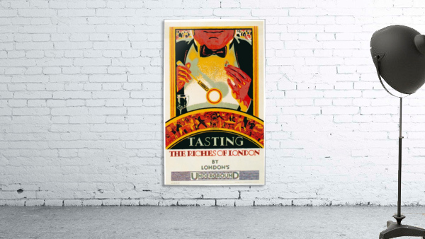 London metro Underground vintage poster Wall Preview