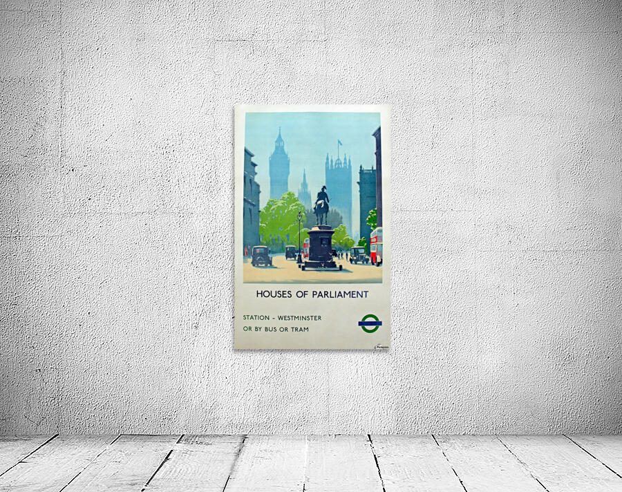 London Underground Houses of Parliament Wall Preview