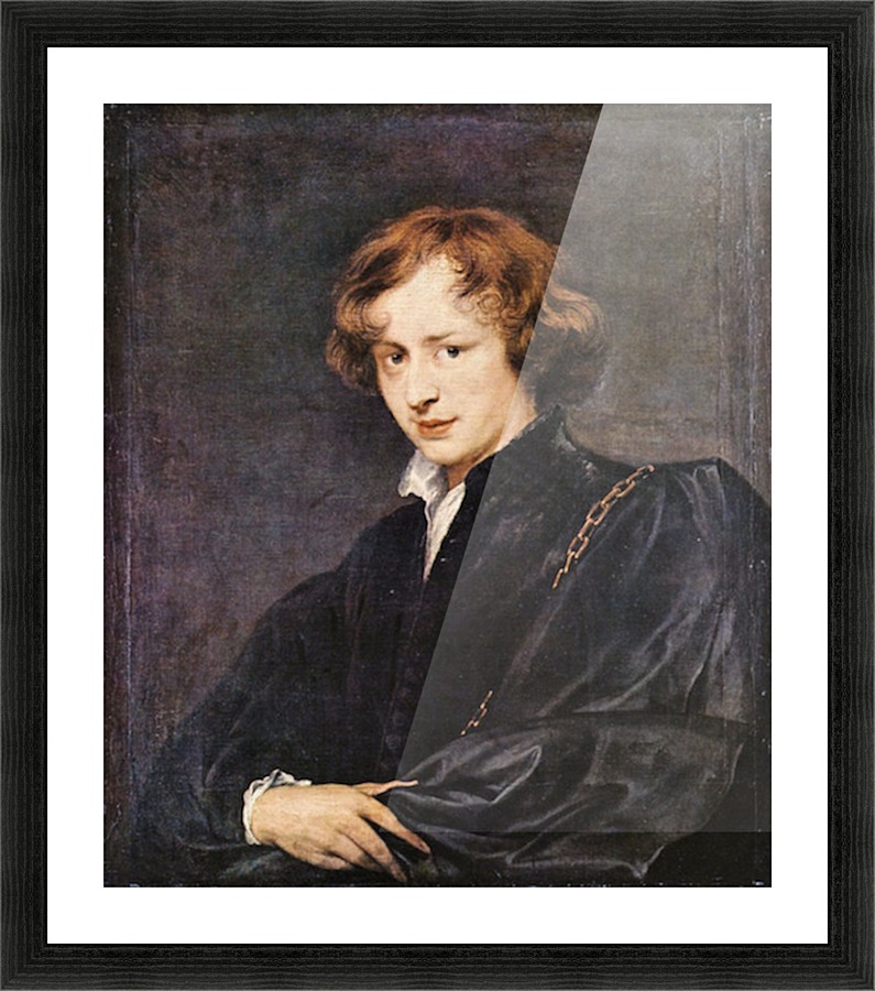 A self portrait Picture Frame print