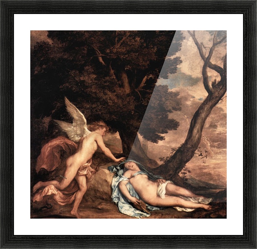 Amour and Psyche Picture Frame print