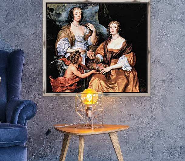 Elizabeth Thimbleby and Dorothy Viscountess Andover by Van Dyck