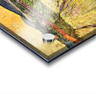 Landscape with plowed fields Acrylic print