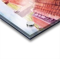 View over the rooftops Acrylic print