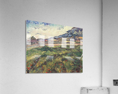 Green wheat field Acrylic Print
