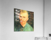 Self portrait in green Acrylic Print
