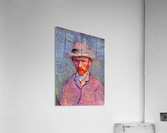Self portrait with gray hat Acrylic Print