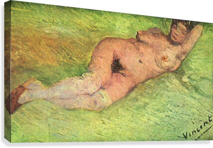 Nacked woman Canvas Print