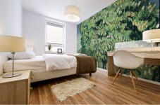 Blossoming chestnut tree Mural print