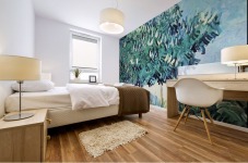 Blossoming chestnut tree 2 Mural print