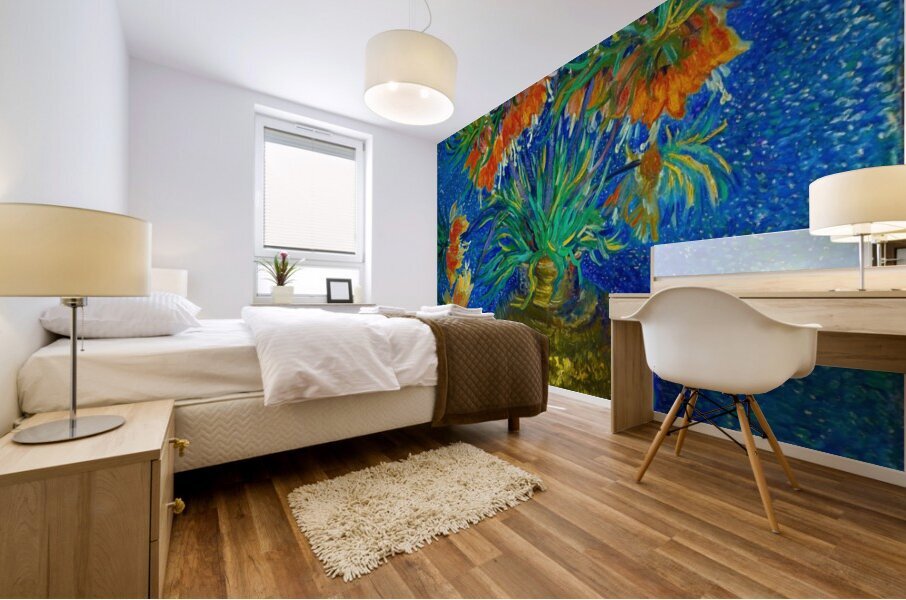 Fritillaries Mural print