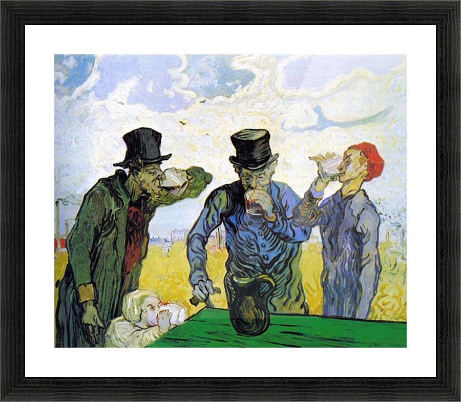 Drinkers Picture Frame print